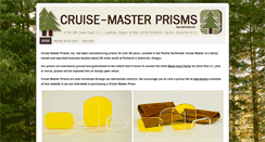 Desktop Screenshot of cruisemasterprisms.com